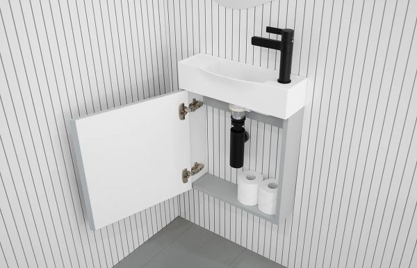 Charlie Wall Hung Vanity Open