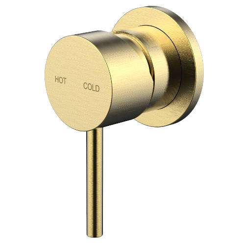 Cioso Shower Mixer Pin Down Brushed Brassrr