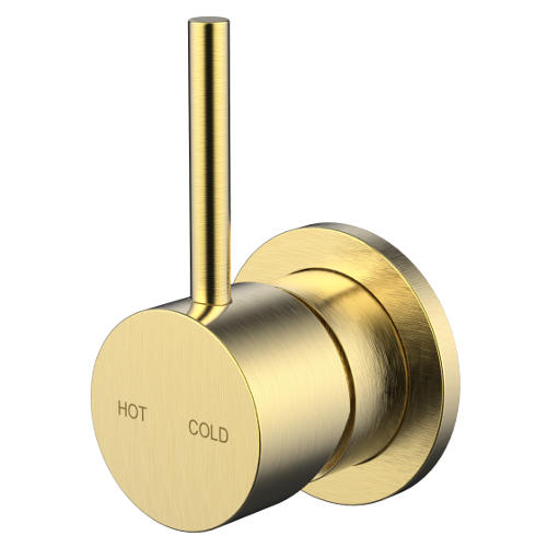 Cioso Shower Mixer Pin Up Brushed Brass