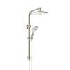 Corban Twin Rail Shower Brushed Nickel