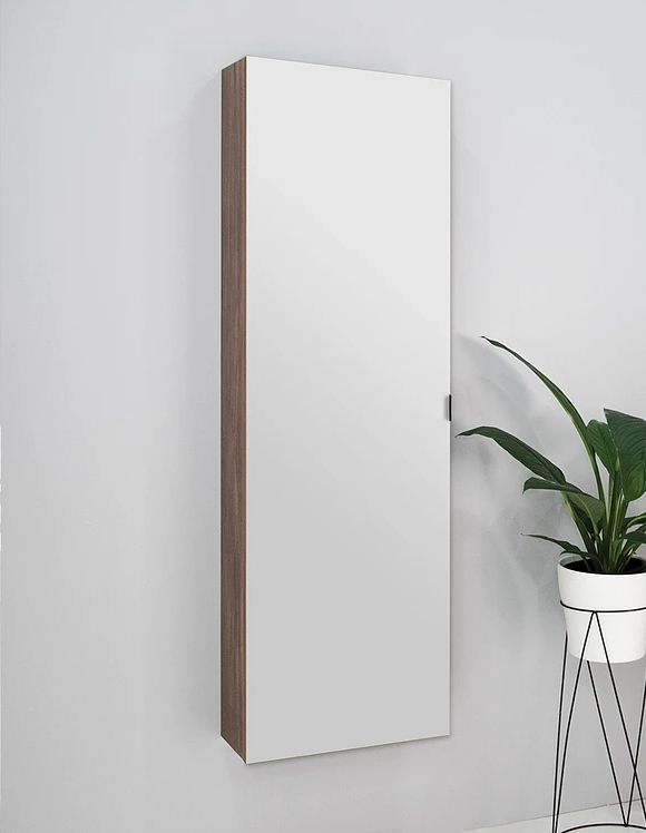 A.D.P Gina Tall Boy Wall Hung - Mirrored Front