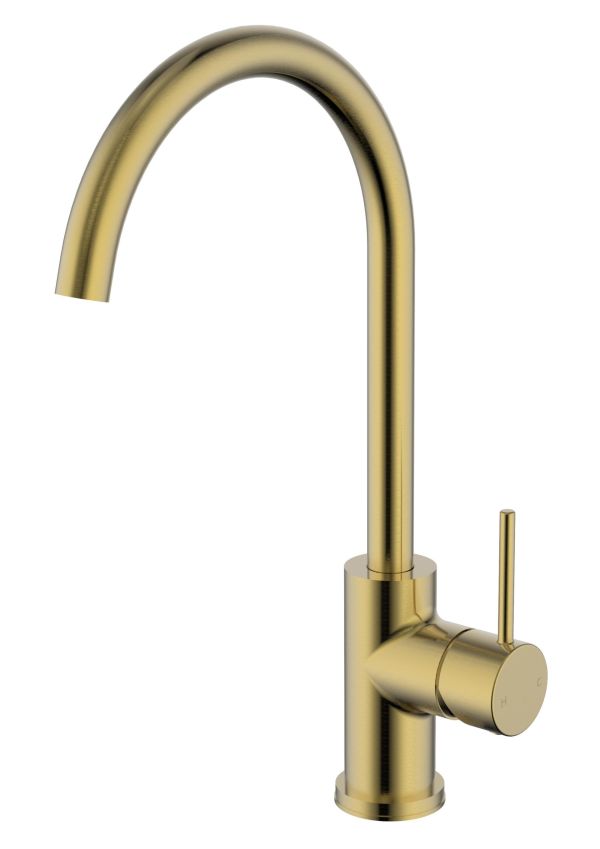 Hali Sink Mixer Brushed Gold