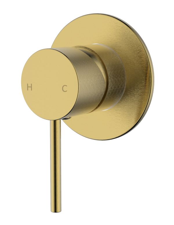 Hali Wall Mixer Brushed Gold
