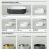 Marquids Acrylic And Metal Basins