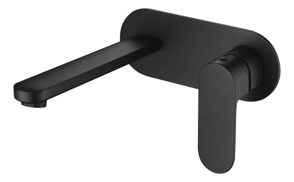 Prima Wall Basin Mixer BLK