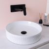 Round Fluted Basin