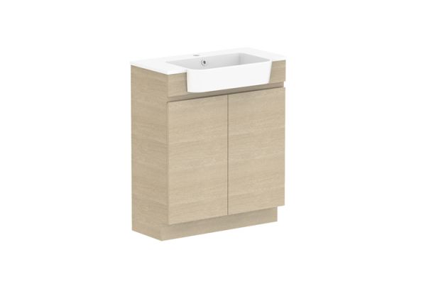 Glacier Lite Semi-Recess 750mm All Door Kick