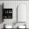 Cassa Design Arched 900 450 Mm Matte Balck Shaving Cabinet Inside 1147x1147.png