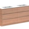Glacier All Drawer Cast Marble Trio 1800d5419