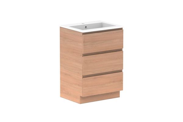 Glacier All Drawer Cast Marble Trio 600 Centre1113