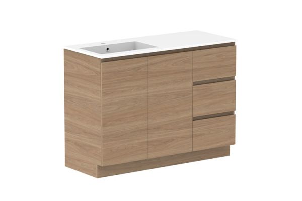 Glacier Conventional Cast Marble Trio 1200 Left804