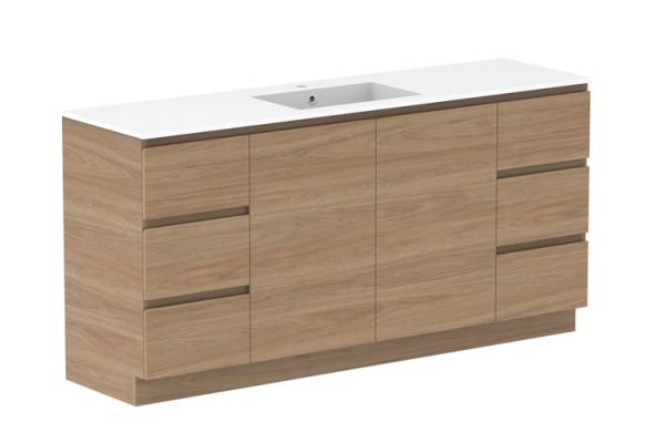 Glacier Conventional Cast Marble Trio 1800 Centre817