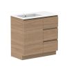 Glacier Conventional Cast Marble Trio 900 Left798
