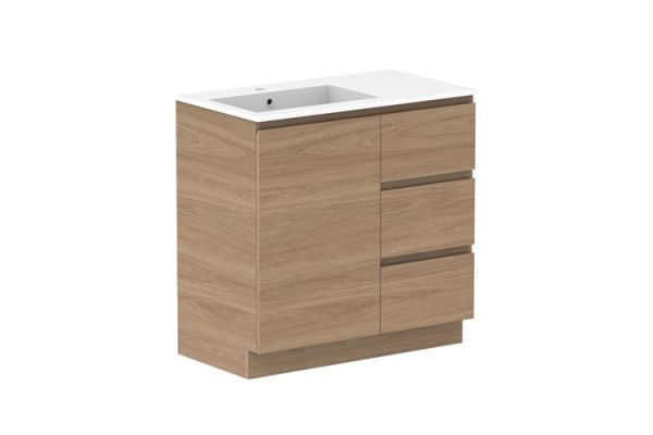 Glacier Conventional Cast Marble Trio 900 Left798