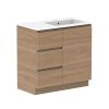 Glacier Conventional Cast Marble Trio 900 Right800