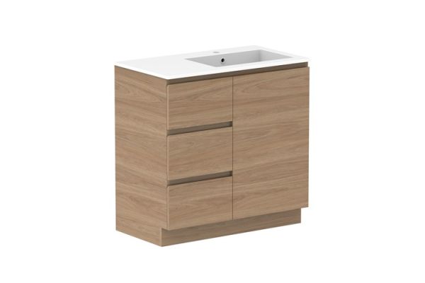 Glacier Conventional Cast Marble Trio 900 Right800