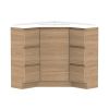 Glacier Corner Trio Cast Marble Drawer 9x95994