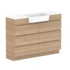 Glacier Semi Recessed All Drawer Cast Marble Trio 12003858
