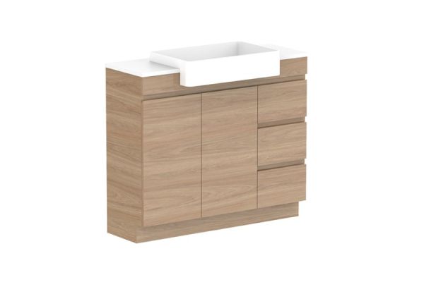 Glacier Semi Recessed Conventional Benchtop Trio 1050 Centre2961