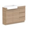 Glacier Semi Recessed Conventional Benchtop Trio 1200 Left2965