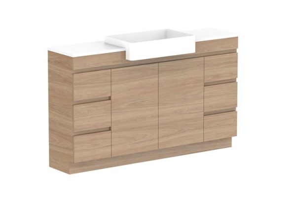 Glacier Semi Recessed Conventional Benchtop Trio 1500 Centre2975