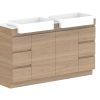 Glacier Semi Recessed Conventional Benchtop Trio 1500 Double2973