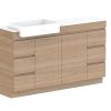 Glacier Semi Recessed Conventional Benchtop Trio 1500 Left2971