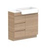 Glacier Semi Recessed Conventional Benchtop Trio 900 Right2955