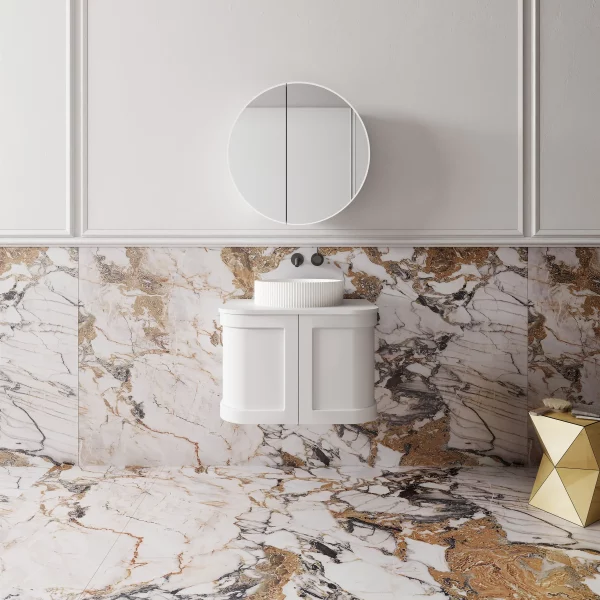 Cassa Design Westminster 600mm Wall Hung Vanity Matte White 001 2400x2400