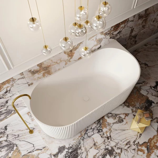 Cassa Design V Groove 1400 1500 1700mm Freestanding Back To Wall Bath Matte White Top 1390x1390.jpg