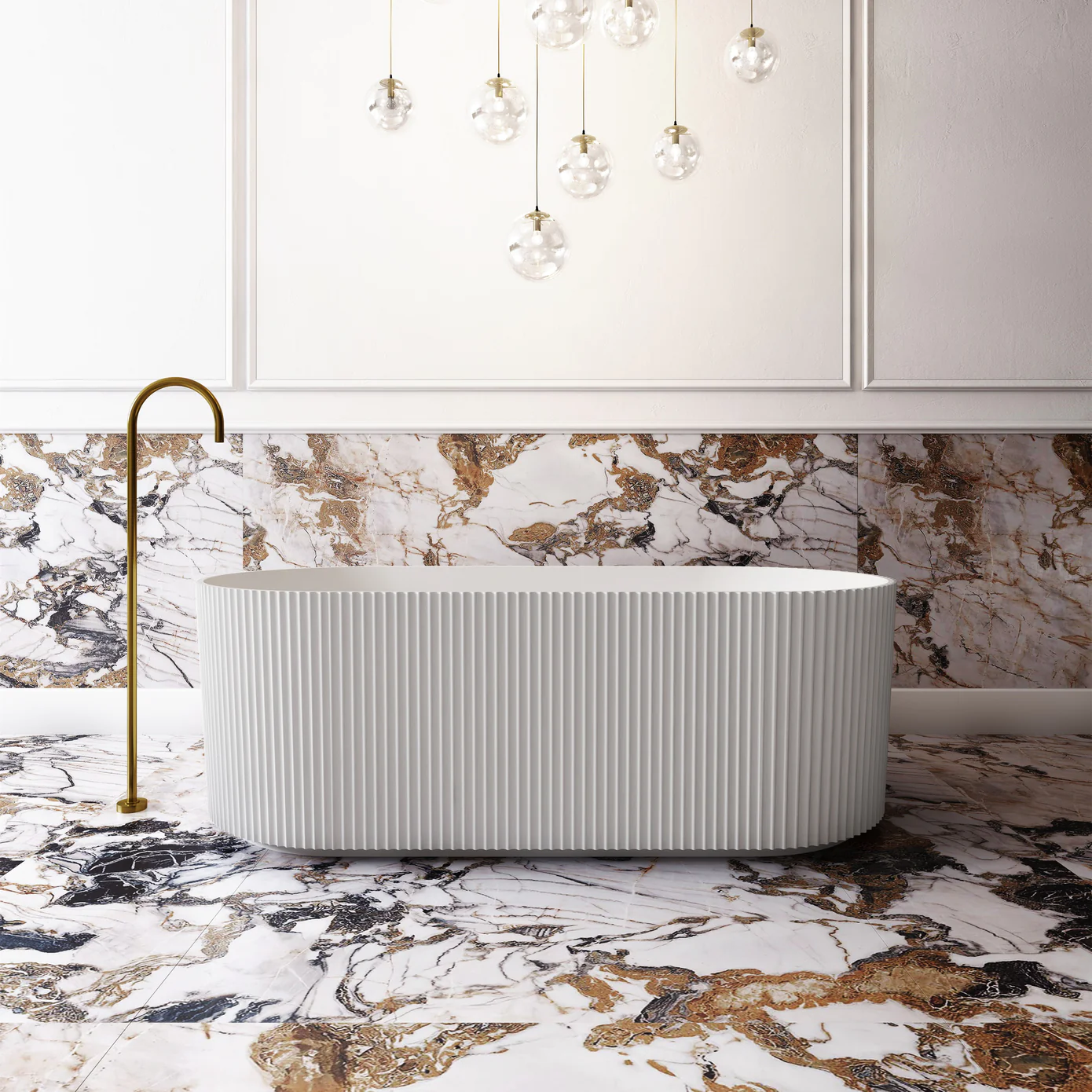 Cassa Design V Groove 1500 1700mm Freestanding Bath Matte White Front 1390x1390.jpg
