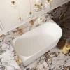 Cassa Design V Groove 1500 1700mm Freestanding Corner Bath Left Hand Corner Matte White Top 1390x1390.jpg