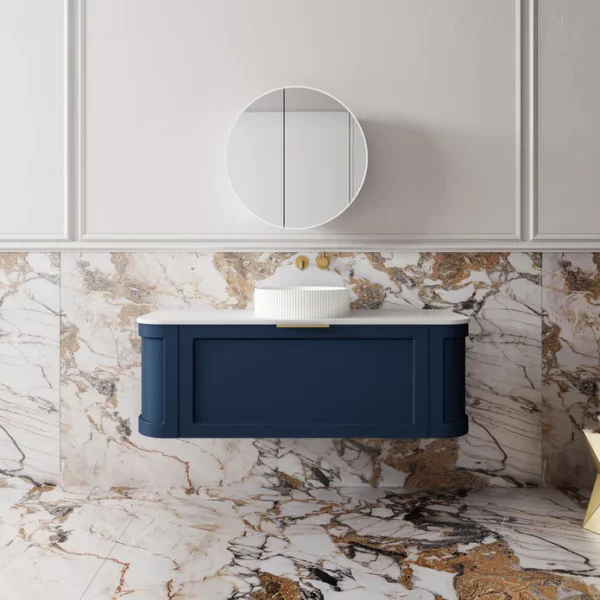 Cassa Design Westminster 1200mm Wall Hung Vanity Matte Vintage Blue 695x695