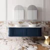 Cassa Design Westminster 1500mm Wall Hung Vanity Matte Vintage Blue Front 695x695