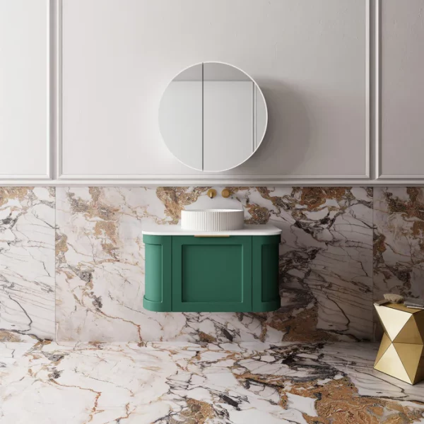 Cassa Design Westminster 750mm Wall Hung Vanity Matte Vintage Green 695x695