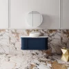 Cassa Design Westminster 900mm Wall Hung Vanity Matte Vintage Blue Front 695x695