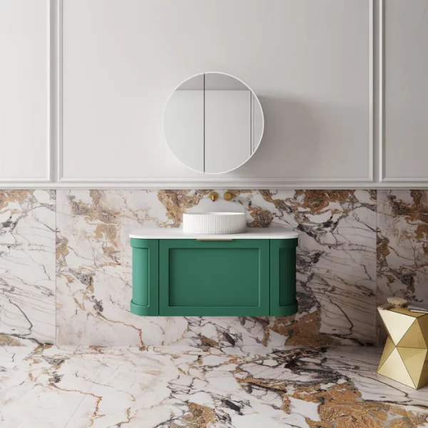 Cassa Design Westminster 900mm Wall Hung Vanity Vintage Green 695x695
