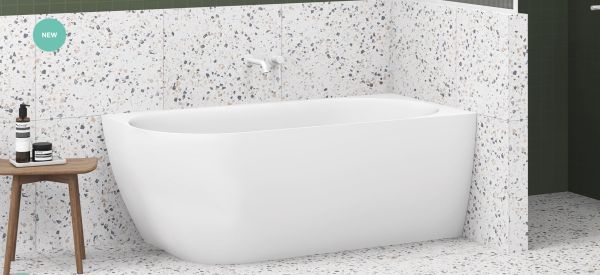 Glacier Corner Bath Lifestyle