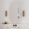 Cassa Design Elli Pill Shaving Cabinet 900 450mm Matte White 1