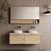 Cassa Design Cicero 1200mm Wall Hung Vanity Natural Oak Front