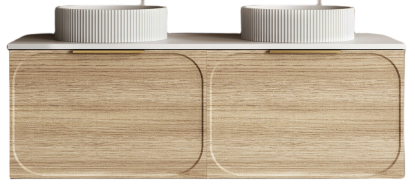 Cassa Design Cicero 1200mm Wall Hung Vanity Natural Oak Front.nbg