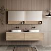 Cassa Design Cicero 1800mm Wall Hung Vanity Natural Oak Front