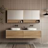 Cassa Design Cicero 1800mm Wall Hung Vanity Natural Walnut Front