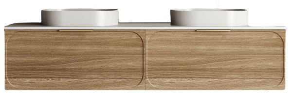 Cassa Design Cicero 1800mm Wall Hung Vanity Natural Walnut Front.nbg