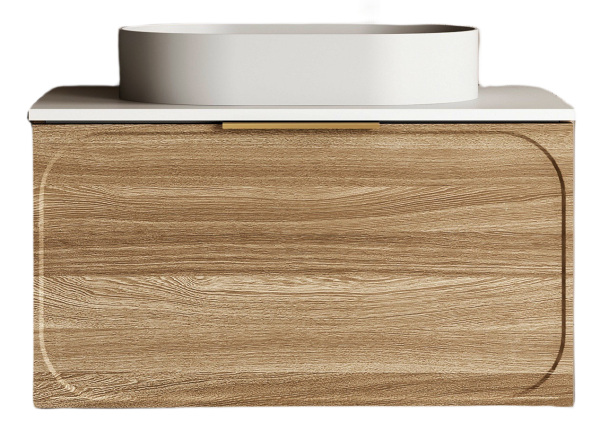 Cassa Design Cicero 750mm Wall Hung Vanity Natural Walnut.nbg