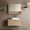 Cassa Design Cicero 900mm Wall Hung Vanity Natural Oak Front