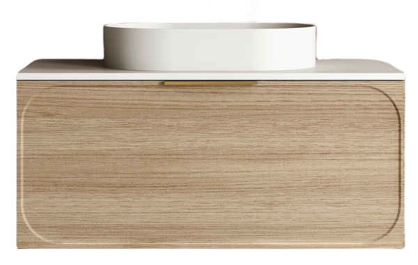 Cassa Design Cicero 900mm Wall Hung Vanity Natural Oak Front.nbg