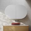 Cassa Design Elli Pill 1200 750mm Shaving Cabinet Matte White Front