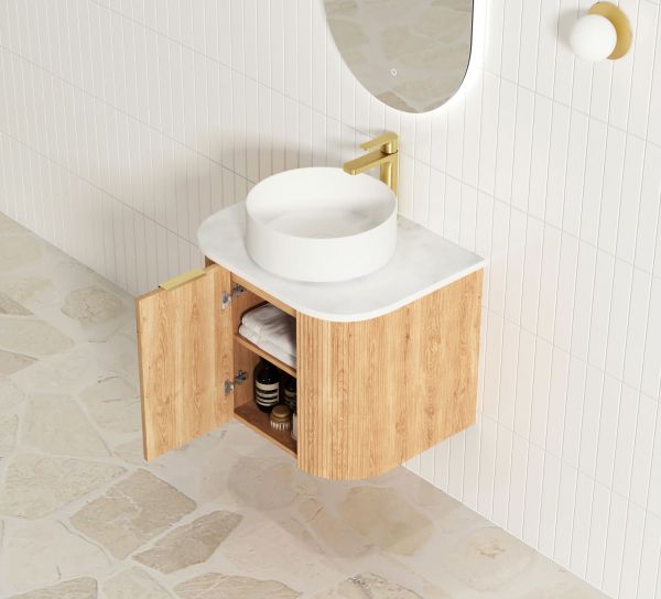 Otti Bondi 600mm Woodland Oak Door Open